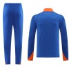 Nederland Trainings Sweatshirt Quarter-zip 2024-25 Blauwe - Heren